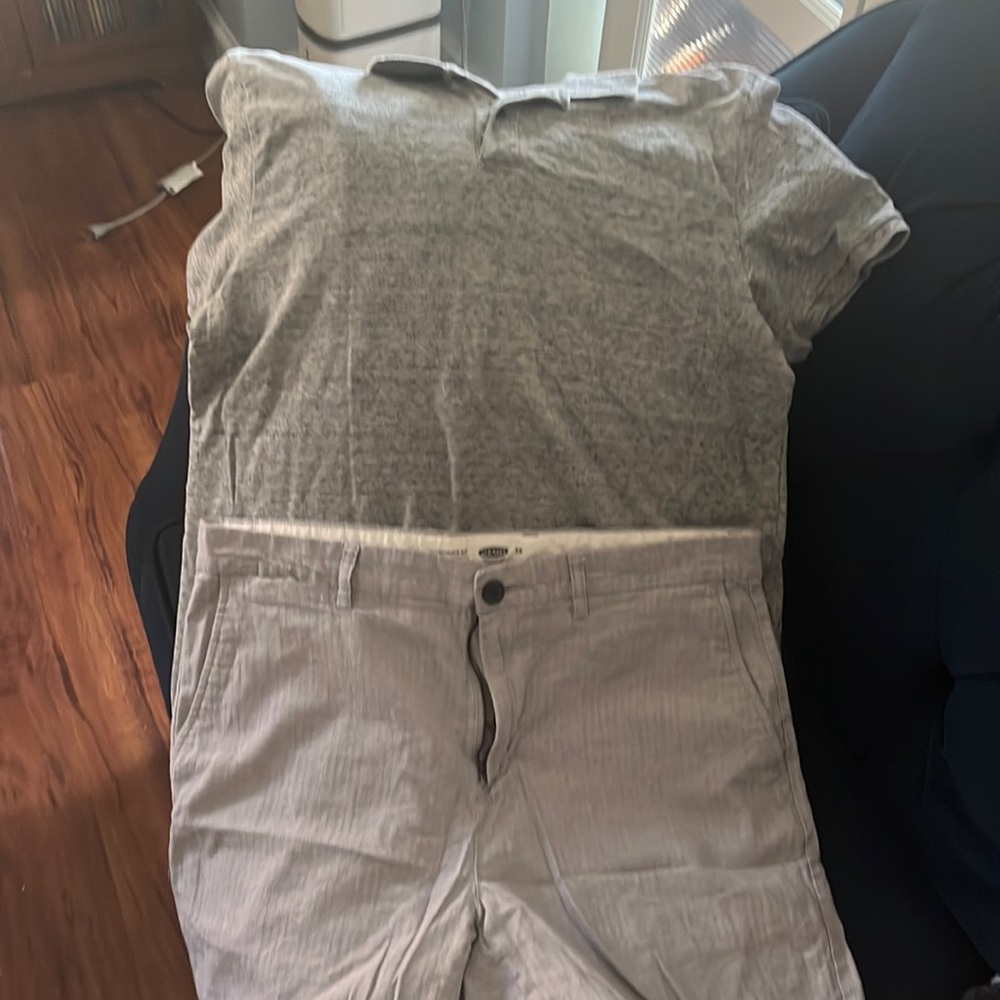 Shirt and shorts being sold together